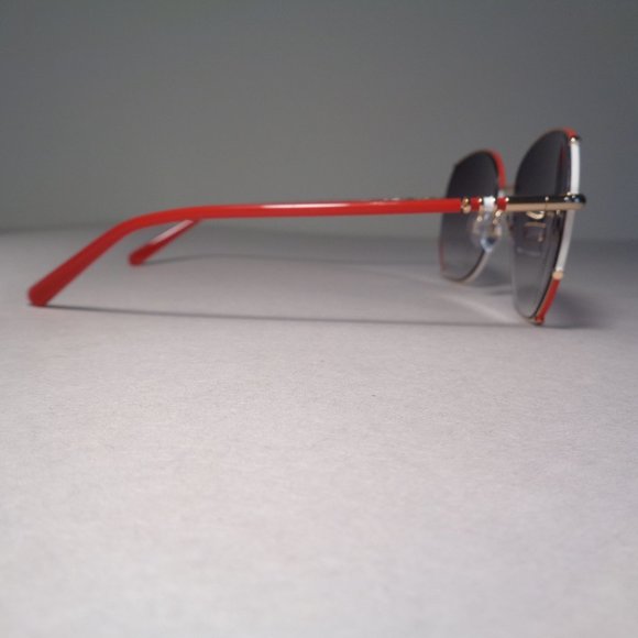 Diane von Furstenberg RYLEIGH Red New Women's Sunglasses - Picture 8 of 14